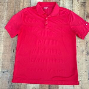 Nike Performance Red Polo Shirt